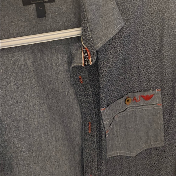 Armani Jean button down causal shirt. - Picture 2 of 5